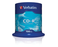 Verbatim 700MB/80min. Audio CD 52x CAKE 100szt. - 30168 - zdjęcie 1